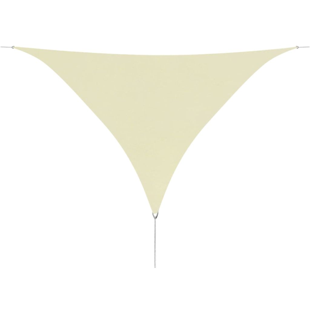 Sonnensegel Oxford-Gewebe Dreieckig 3,6x3,6x3,6 m Creme