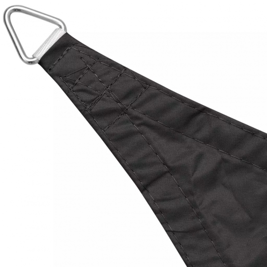 Sonnensegel Oxford-Gewebe Quadratisch 3,6x3,6 m Anthrazit