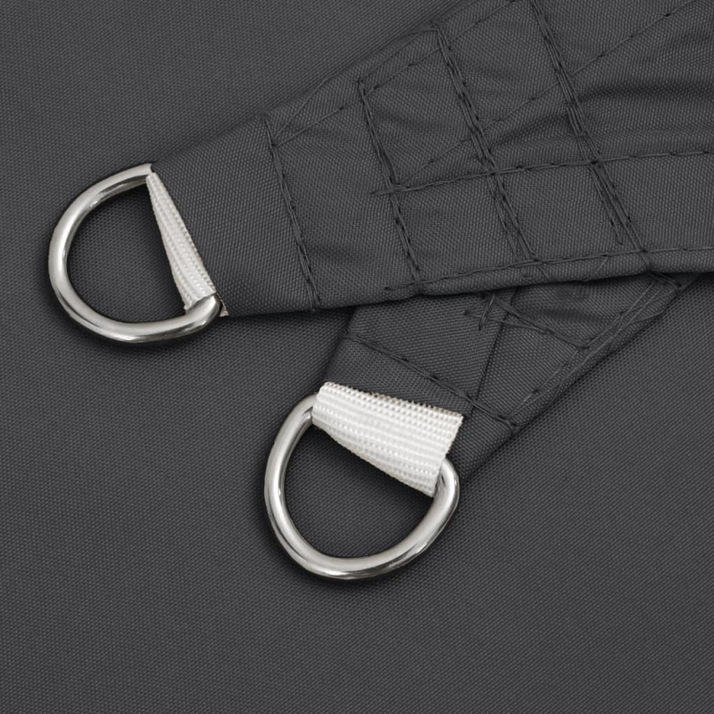 Sonnensegel Oxford-Gewebe Quadratisch 3,6x3,6 m Anthrazit