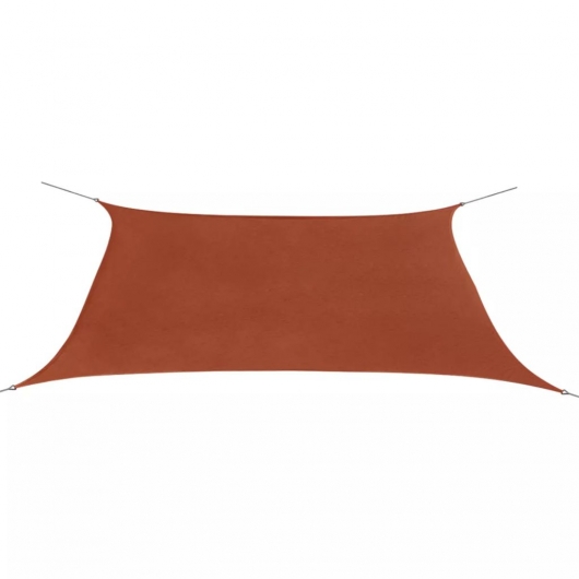 Sonnensegel Oxford-Gewebe Rechteckig 2x4 m Terrakotta-Rot