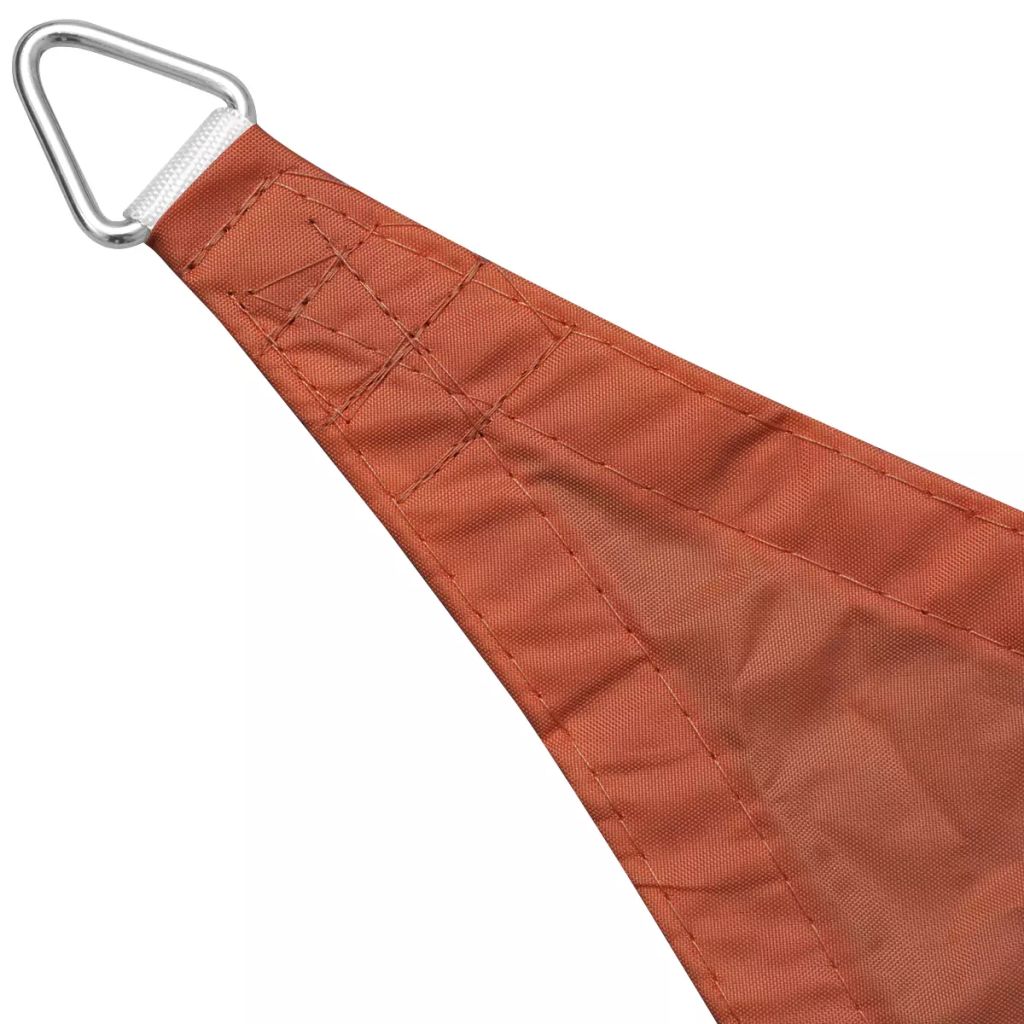Sonnensegel Oxford-Gewebe Dreieckig 3,6x3,6x3,6 m Terracotta