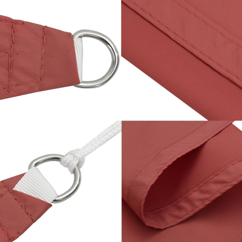 Sonnensegel Oxford-Gewebe Dreieckig 3,6x3,6x3,6 m Terracotta