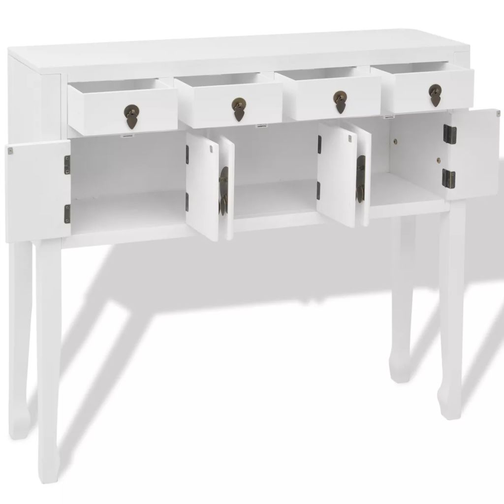 Sideboard Chinesischer Stil Massivholz Weiß