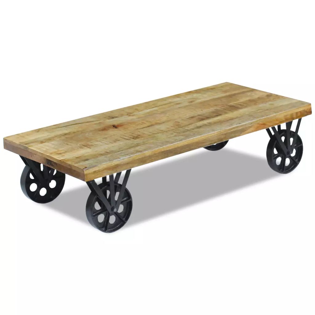 Couchtisch Mangoholz 120x60x30 cm