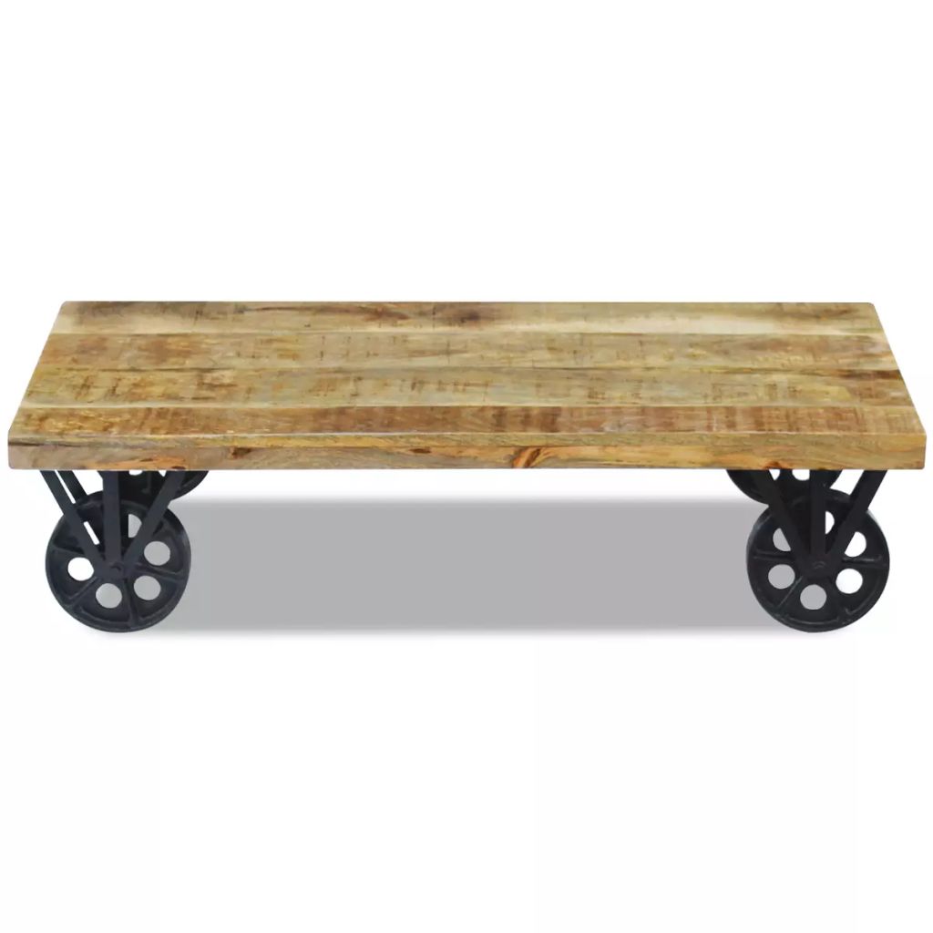 Couchtisch Mangoholz 120x60x30 cm