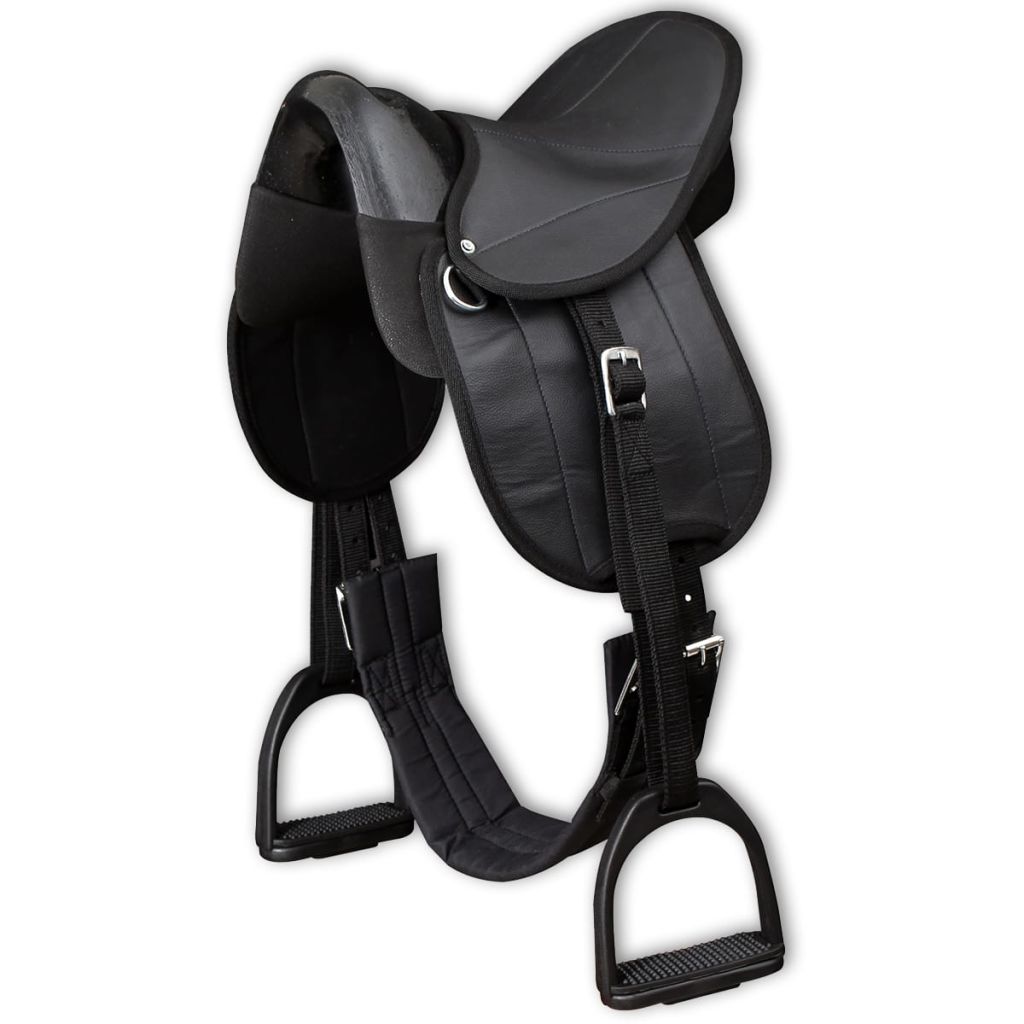 Pony-Sattel-Set 10 Schwarz