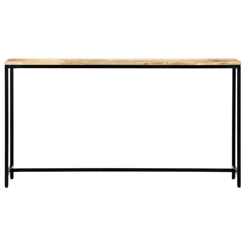 Konsolentisch 140 x 35 x 76 cm Massivholz Mango