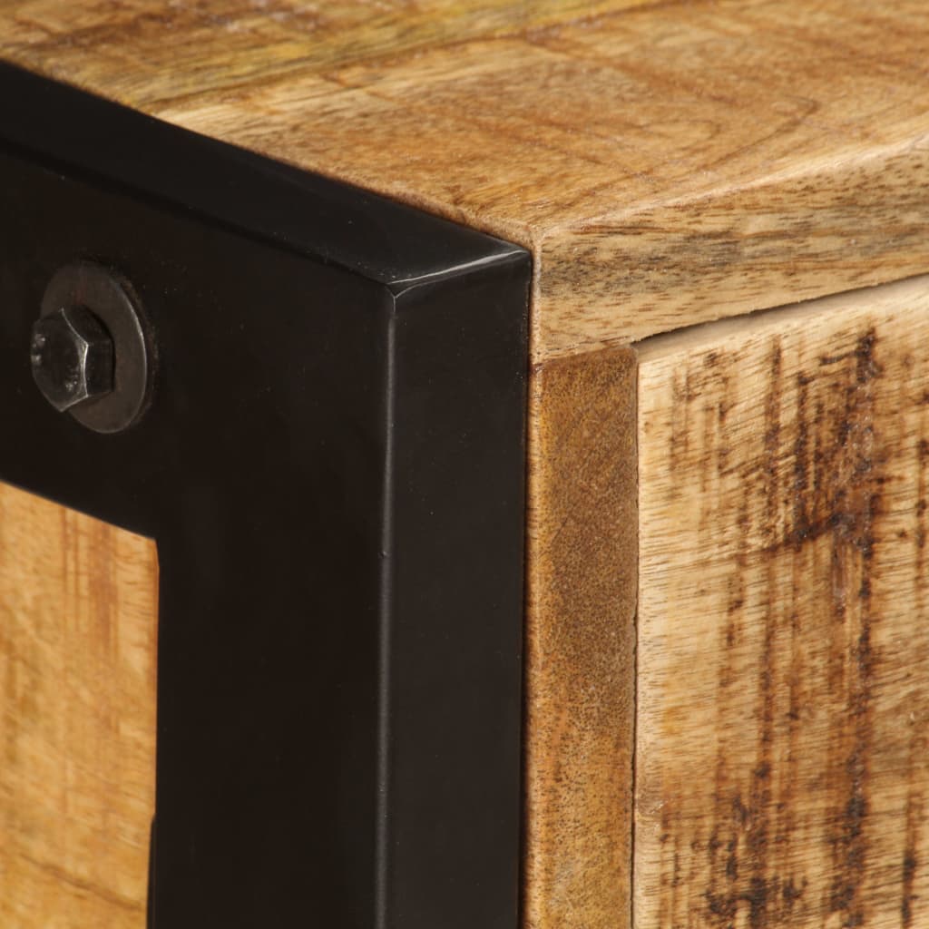 Sideboard mit 3 Schubladen 110x35x75 cm Massivholz Mango