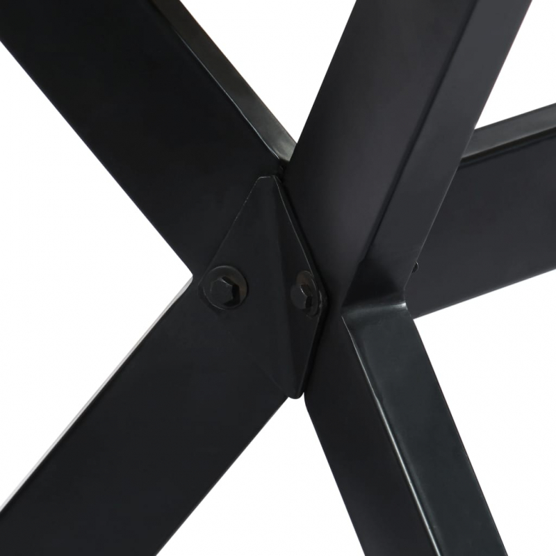 Esstisch Weiß 160x80x75 cm Massivholz Mango
