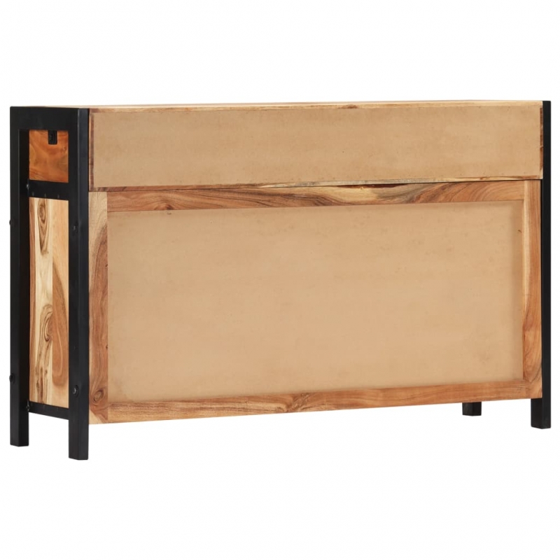 Sideboard 120 x 35 x 75 cm Massivholz Akazie