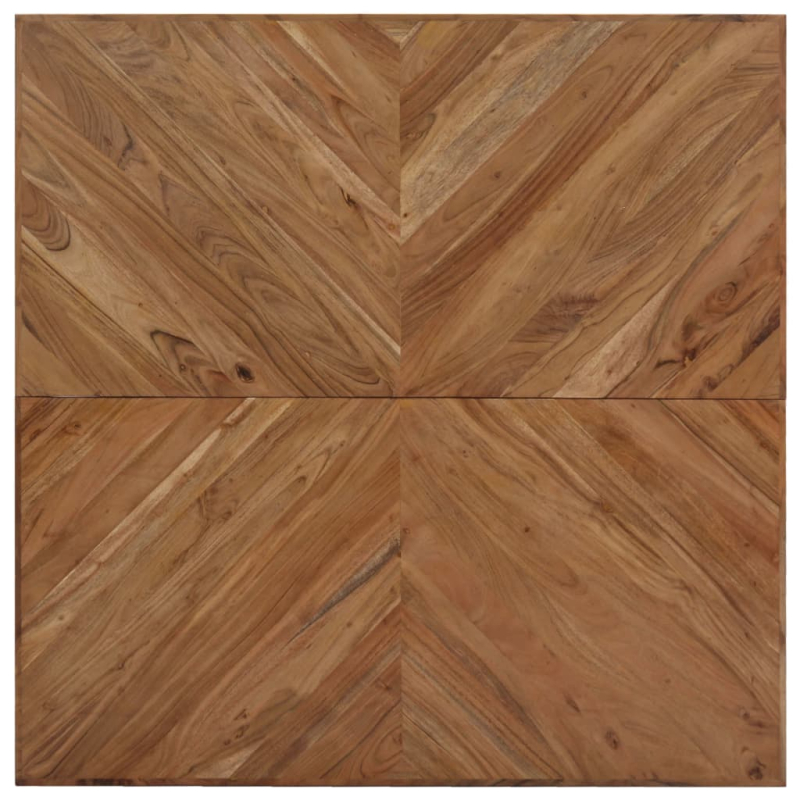 Couchtisch 110x110x36 cm Massivholz Akazie