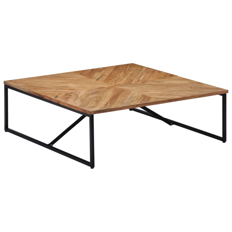Couchtisch 110x110x36 cm Massivholz Akazie