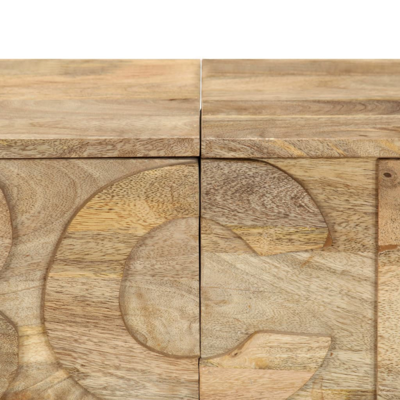 ABC-Schrank mit 6 Schubladen 120x35x79 cm Massivholz Mango