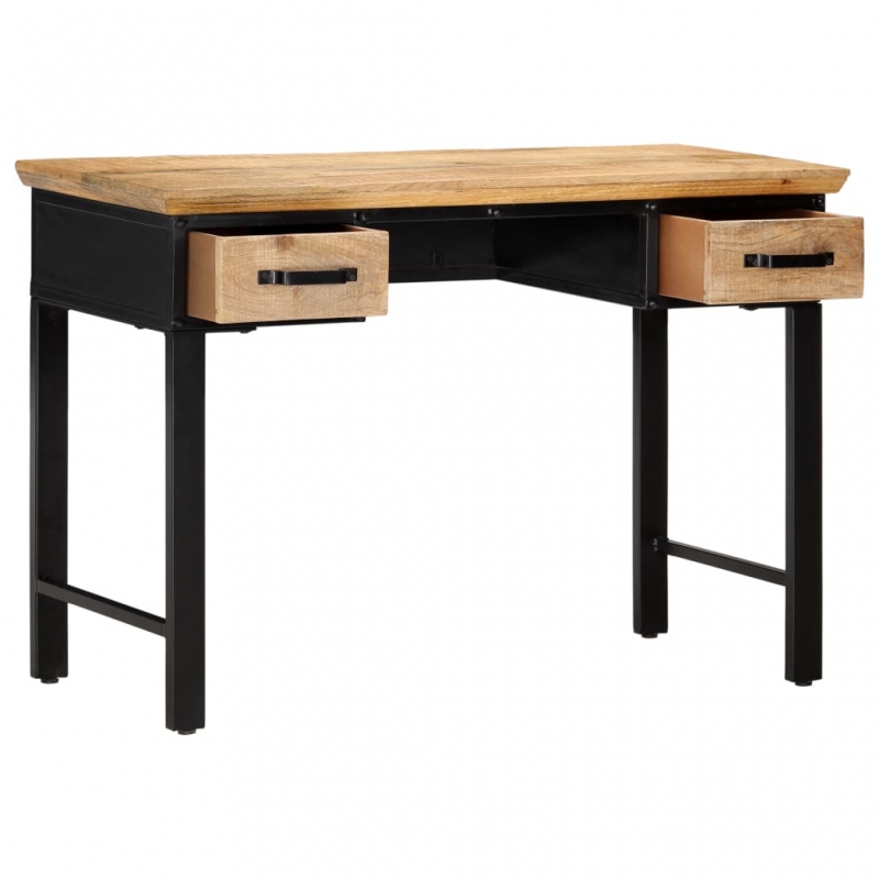 Schreibtisch 110 x 50 x 76 cm Mangoholz Massiv