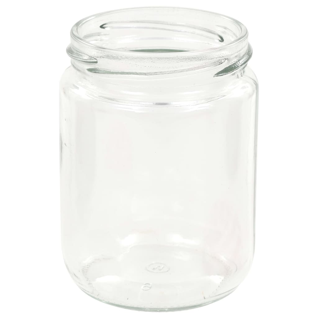 Marmeladengläser mit Weißem/Rotem Deckel 48 Stk. 230 ml