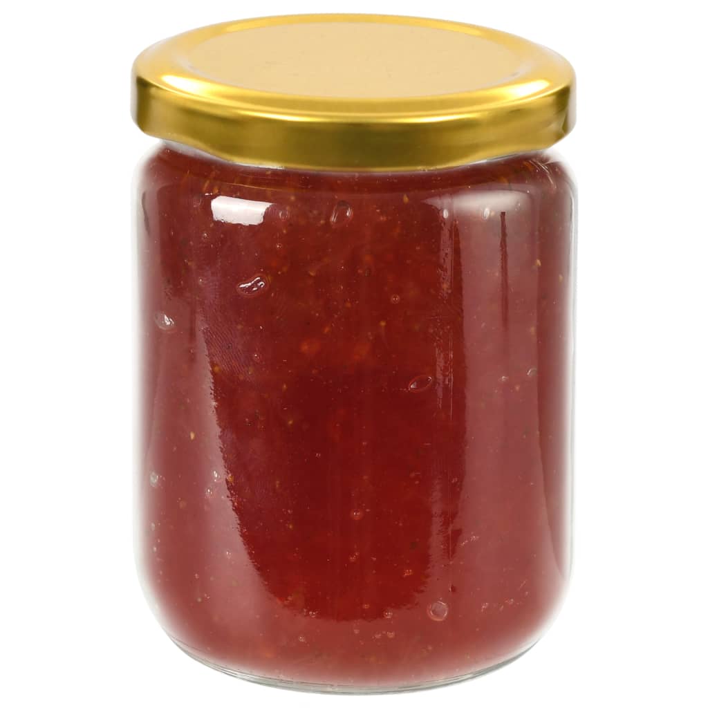Marmeladengläser mit Goldenem Deckel 96 Stk. 230 ml