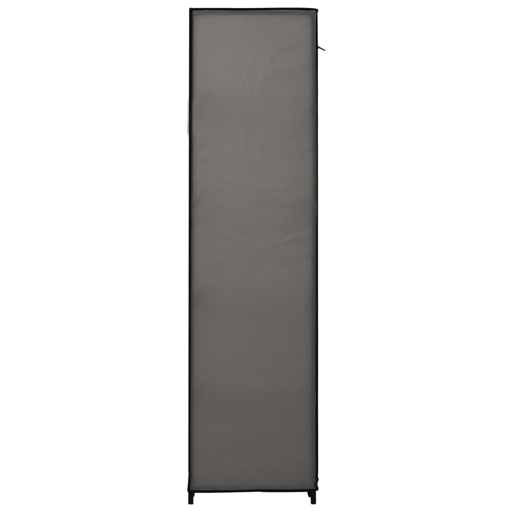 Faltschränke 2 Stk. Grau 110x45x175 cm Stoff