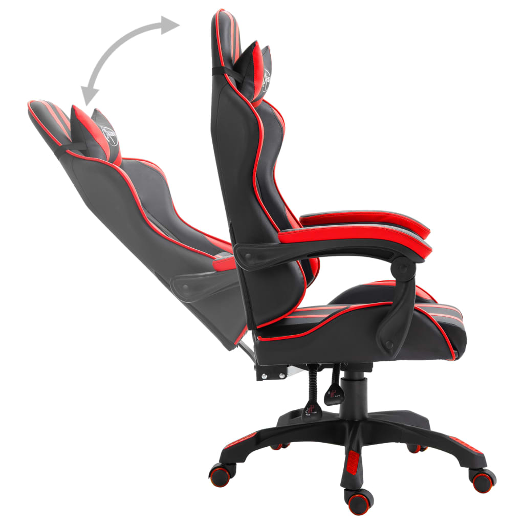 Gaming-Stuhl Rot Kunstleder