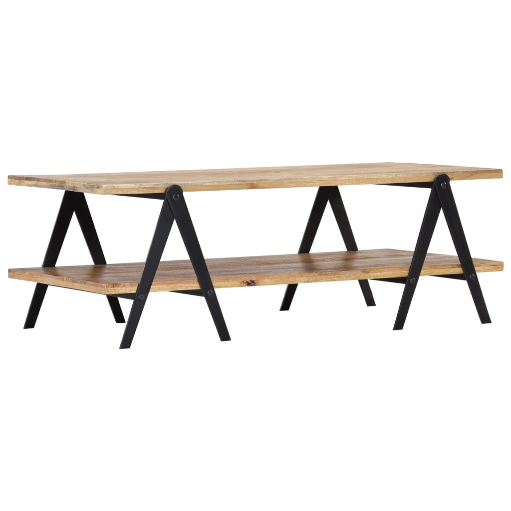 Couchtisch 115x60x40 cm Massivholz Mango