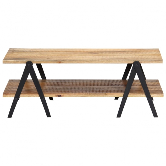 Couchtisch 115x60x40 cm Massivholz Mango