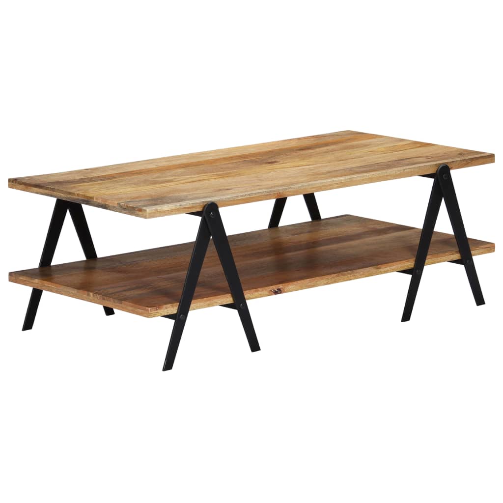 Couchtisch 115x60x40 cm Massivholz Mango
