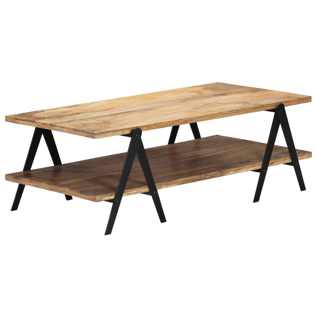 Couchtisch 115x60x40 cm Massivholz Mango