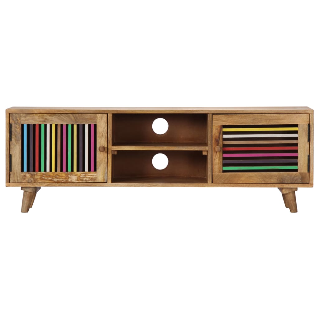 TV-Schrank 120x30x40 cm Massivholz Mango