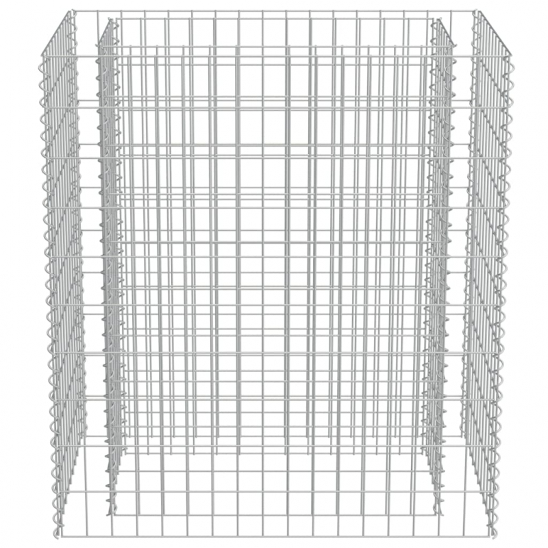 Gabionen-Hochbeet Verzinkter Stahl 90×50×100 cm