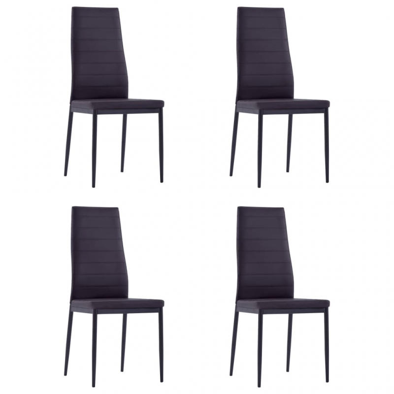 5-tlg. Essgruppe Braun