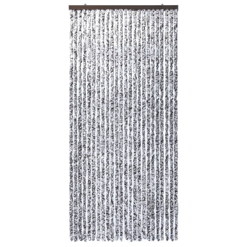 Insektenschutz-Vorhang Braun und Beige 100x220 cm Chenille