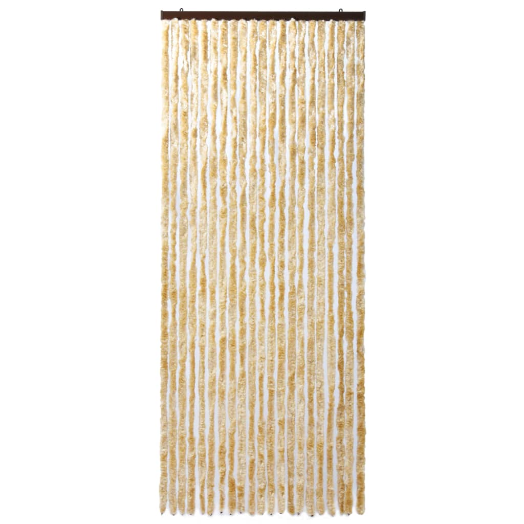 Insektenschutz-Vorhang Beige 90x220 cm Chenille