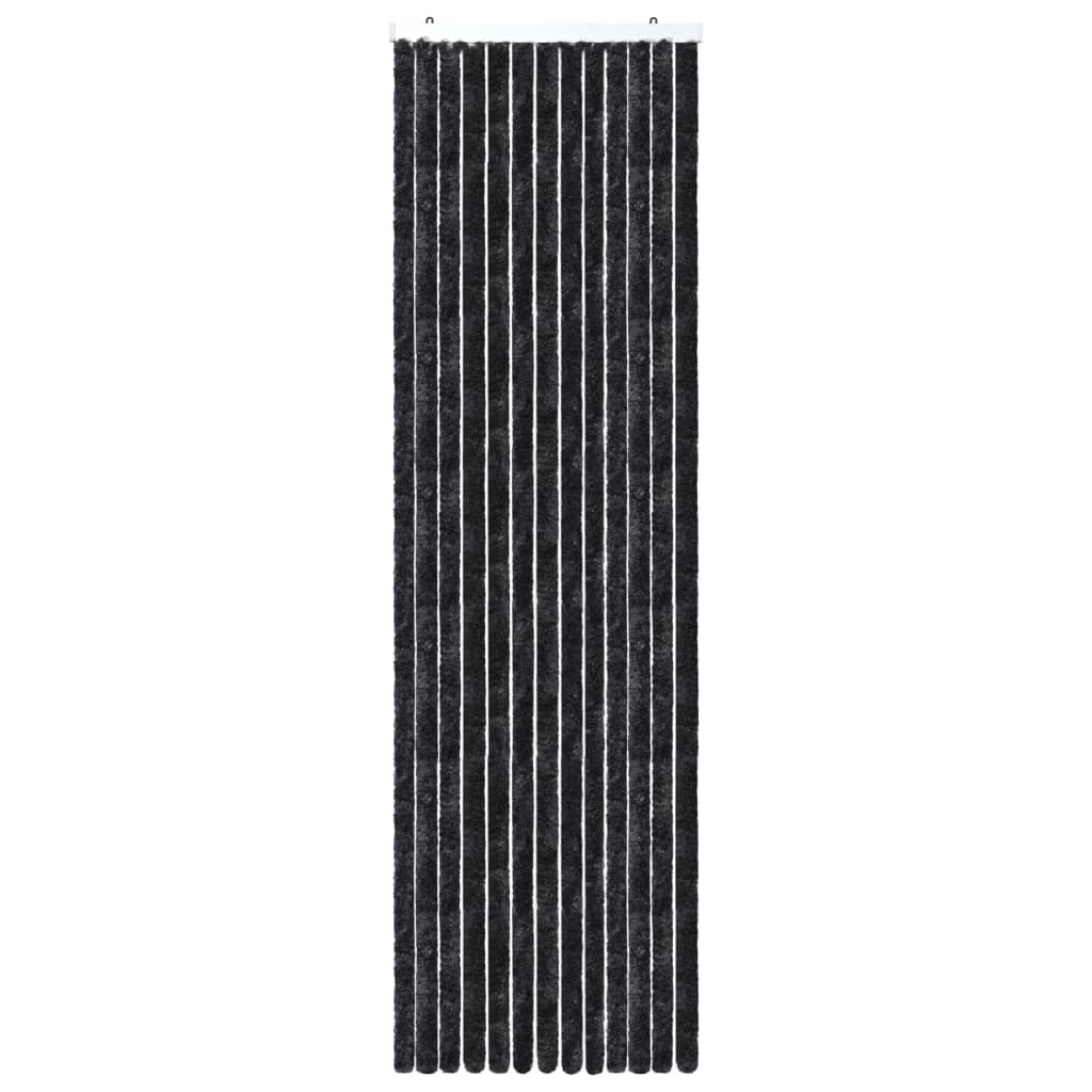 Insektenschutz-Vorhang Anthrazit 56x185 cm Chenille