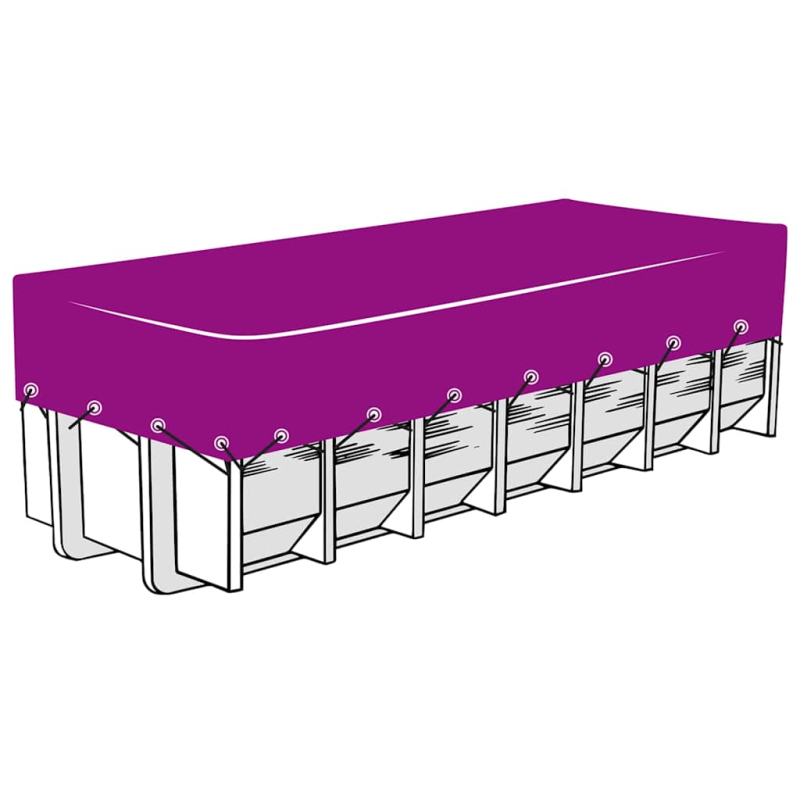 Containernetz HDPE 3 x 6 m Schwarz