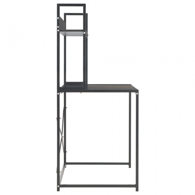 Computertisch Schwarz 120×60×138 cm