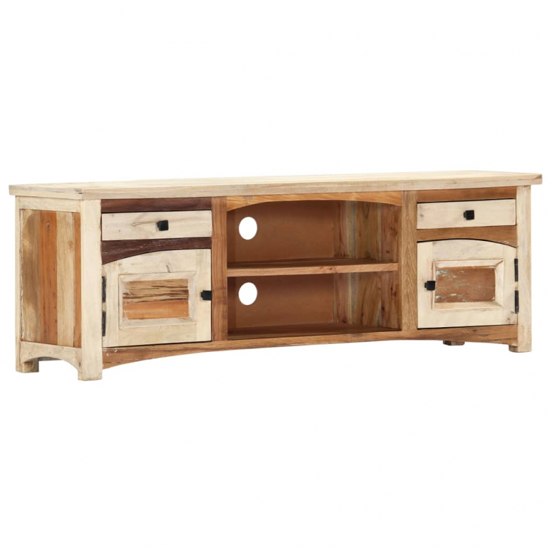 TV-Schrank 120x30x40 cm Altholz Massiv