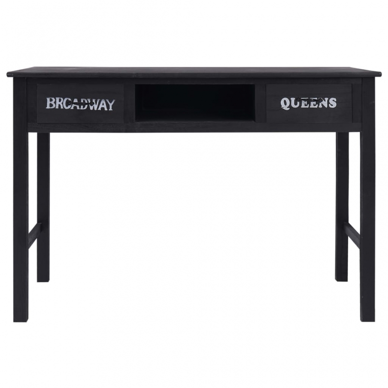 Konsolentisch Schwarz 110 x 45 x 76 cm Holz