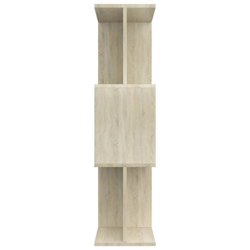 Bücherregal/Raumteiler Sonoma-Eiche 80x24x96 cm Holzwerkstoff
