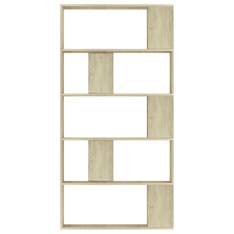 Bücherregal/Raumteiler Sonoma-Eiche 80x24x159 cm Holzwerkstoff