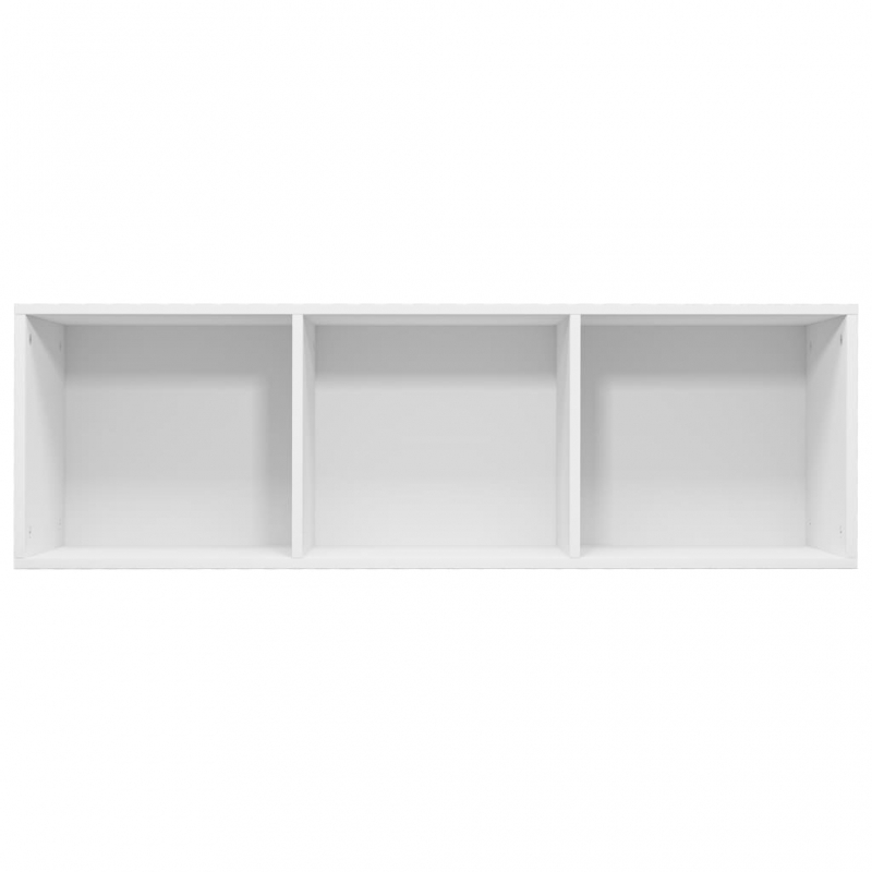 Bücherregal/TV-Schrank Weiß 36x30x114 cm Holzwerkstoff