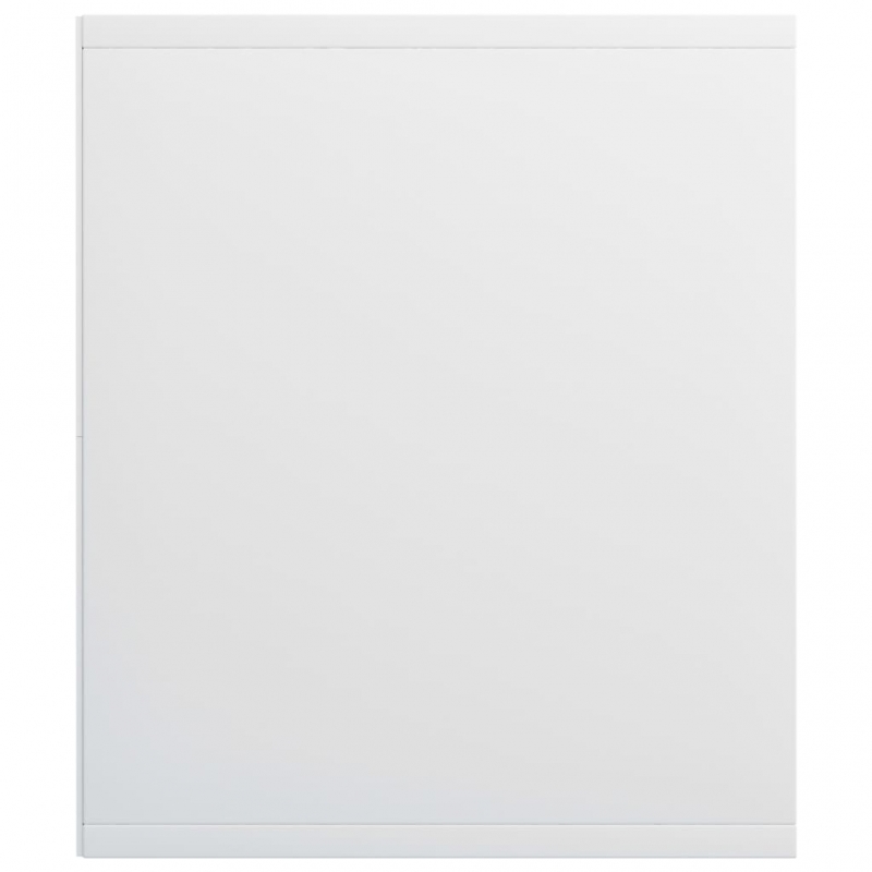 Bücherregal/TV-Schrank Hochglanz-Weiß 36x30x143cm Holzwerkstoff