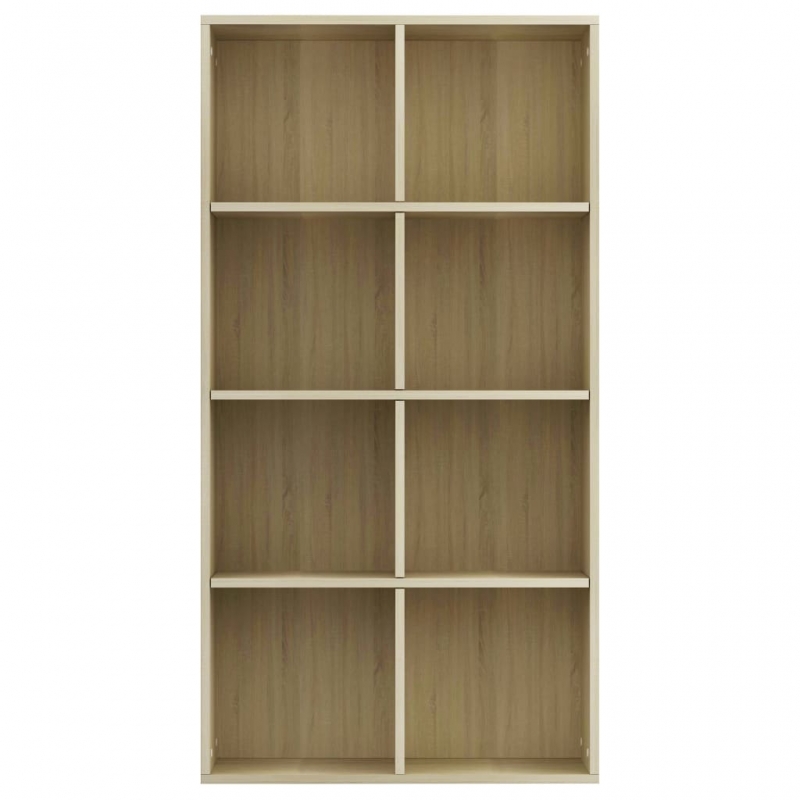 Bücherregal/Sideboard Sonoma-Eiche 66×30×130 cm Holzwerkstoff