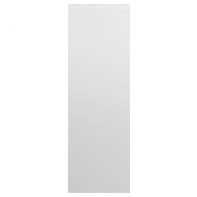 Bücherregal/Sideboard Hochglanz-Weiß 50x25x80 cm Holzwerkstoff