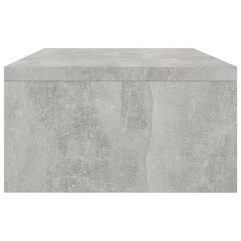 Monitorständer Betongrau 42x24x13 cm Holzwerkstoff