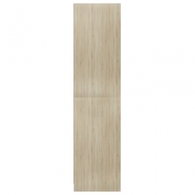 Kleiderschrank Sonoma-Eiche 100x50x200 cm Holzwerkstoff