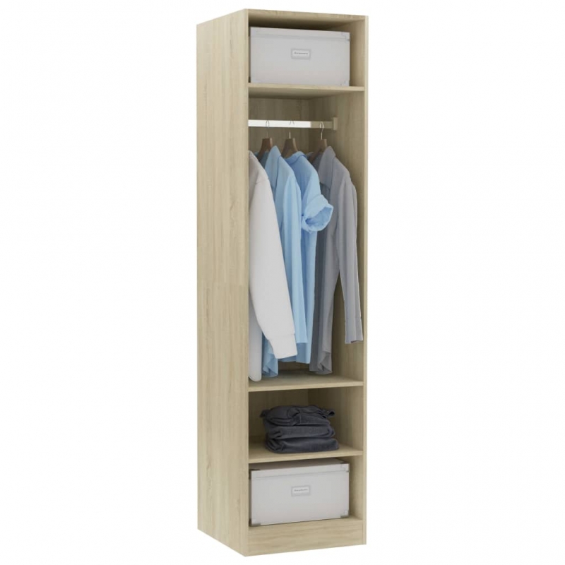 Kleiderschrank Sonoma-Eiche 50x50x200 cm Holzwerkstoff