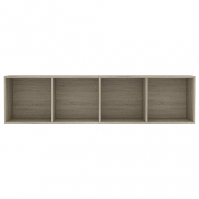 Bücherregal/TV-Schrank Sonoma-Eiche 143×30×36 cm