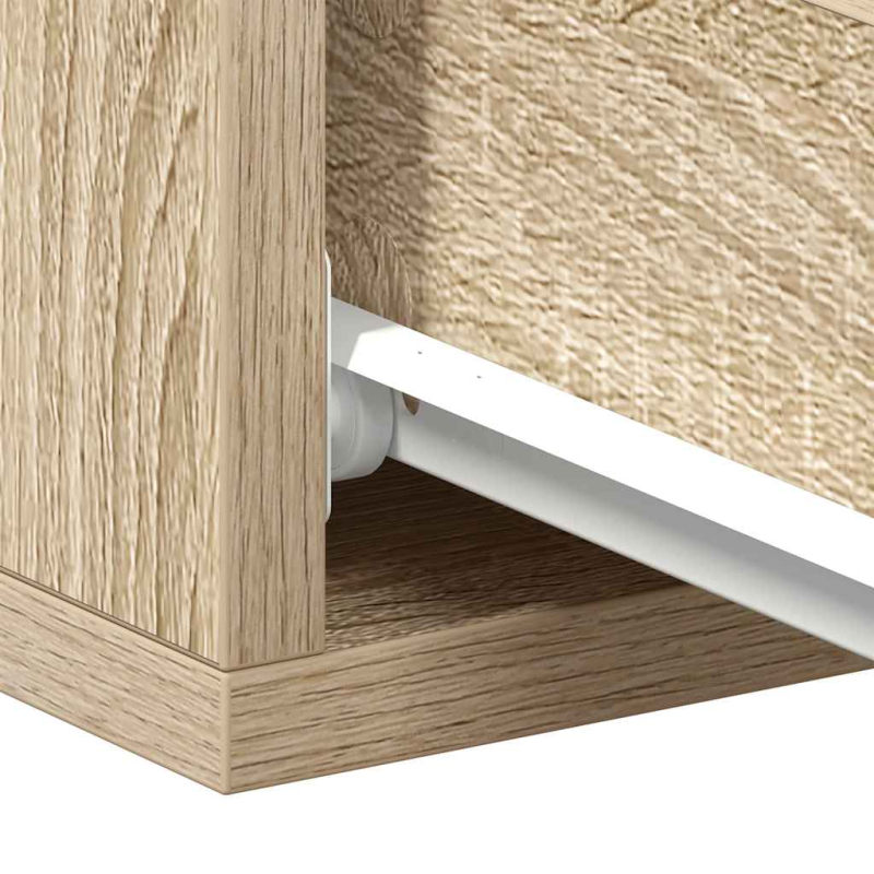 Hängender Nachttisch Sonoma-Eiche 40x30x15 cm Holzwerkstoff