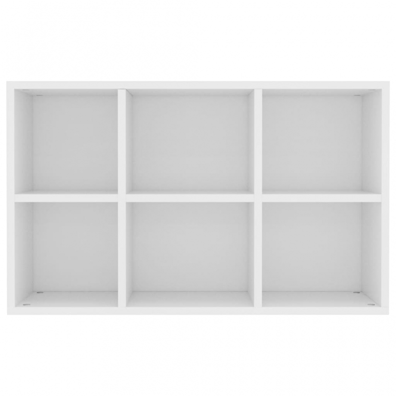 Bücherregal/Sideboard Weiß 66x30x98 cm Holzwerkstoff