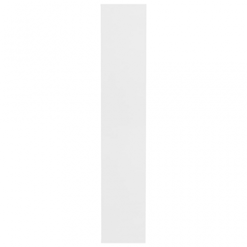 Schuhschrank Weiß 54x34x183 cm Holzwerkstoff