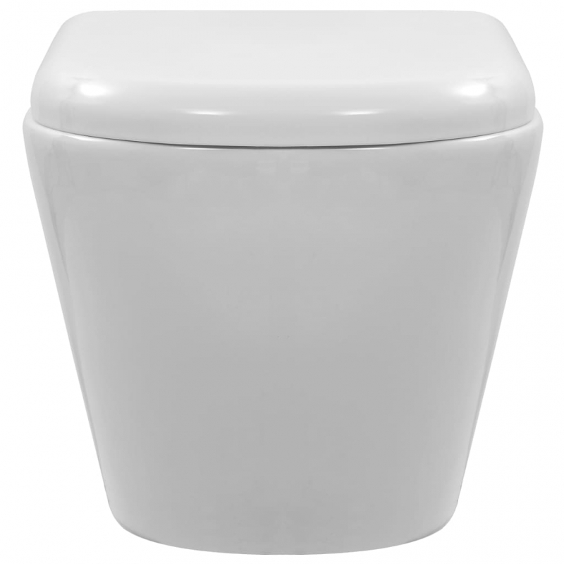 Wand-WC ohne Spülrand Keramik Weiß